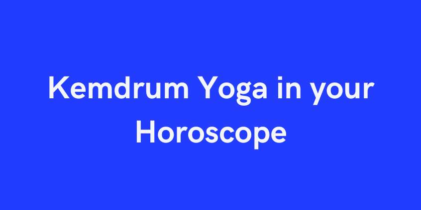 Kemdrum Yoga